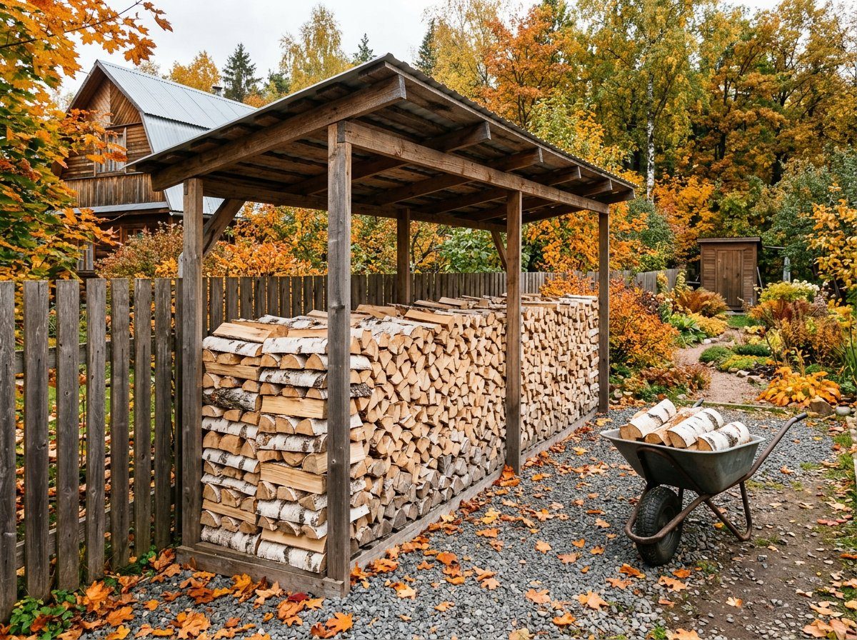 Дровник под ключ — 15 м³ — Некрасовка, мкр «Верхняя», 35к1